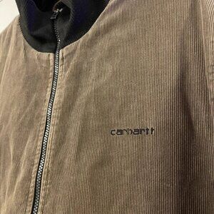 Vintage Carhartt Corduroy Sherpa-lined Bomber Men Large?